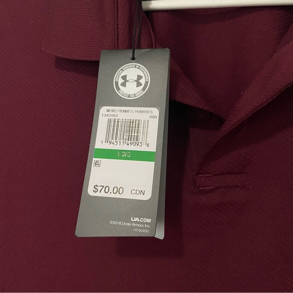 UNDER ARMOUR • LG • Men’s Golf Polo - Picture 5 of 7